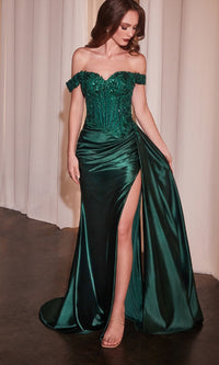 Emerald Ladivine Long Formal Dress CD803