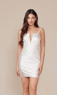 White Nox Anabel Short Party Dress e912w