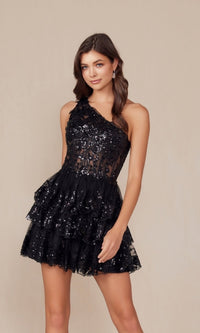 Black Nox Anabel Short Party Dress k855