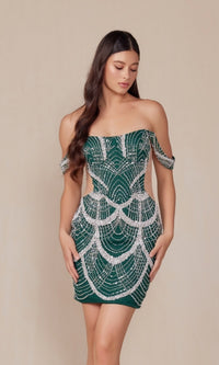 Emerald Nox Anabel Short Party Dress q839