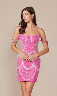 Azalea Pink Nox Anabel Short Party Dress q839