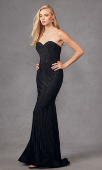 Black Juliet Long Formal Dress JT2472R