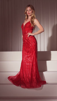 Formal Long Dress CC6018 By Ladivine