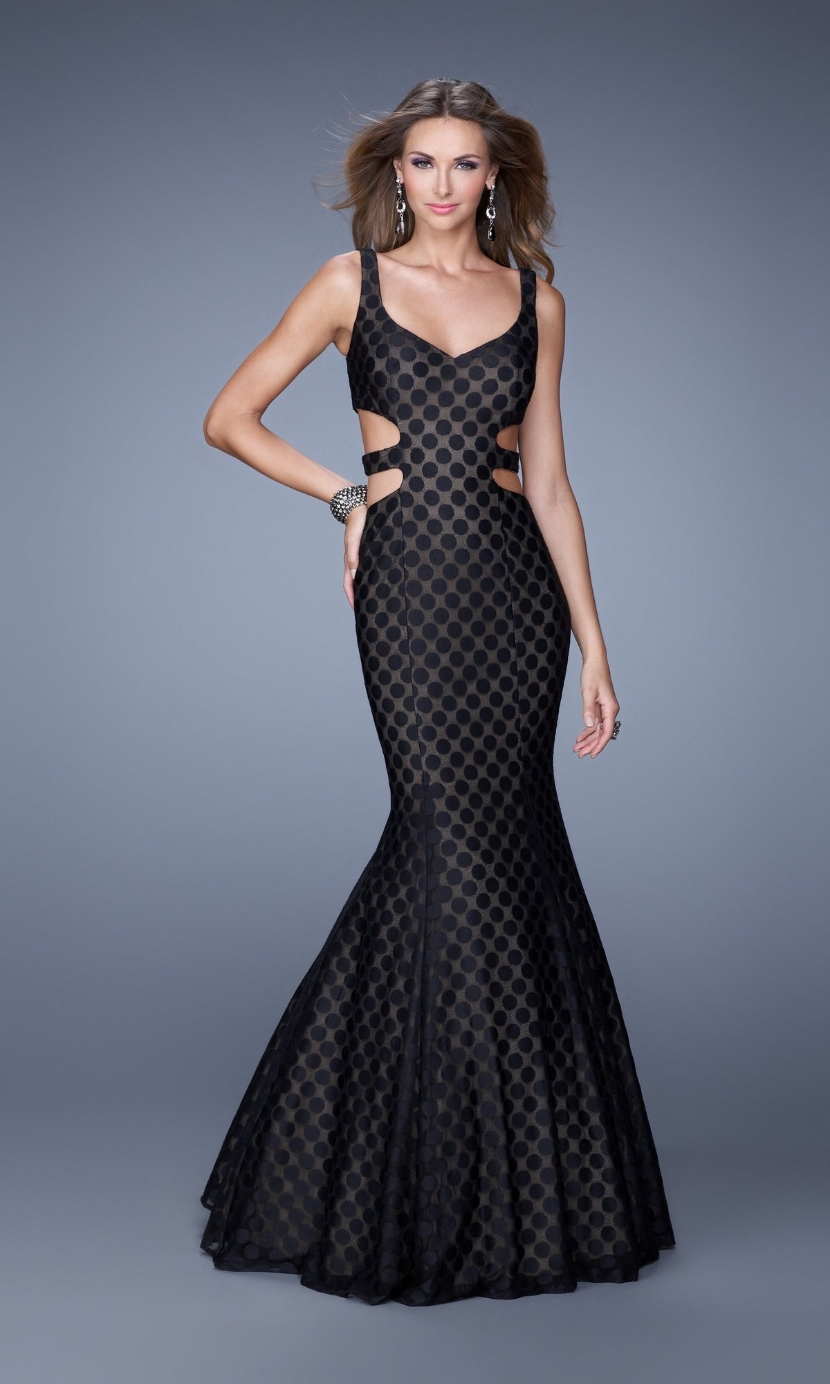 La Femme Dress Black Mermaid