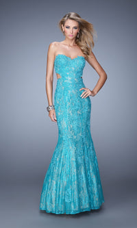 Peacock La Femme Prom Dresses