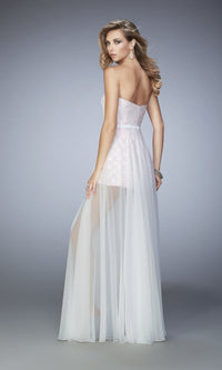  Long Formal La Femme Dress 22484