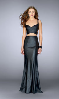 Black Long La Femme Gown 24744
