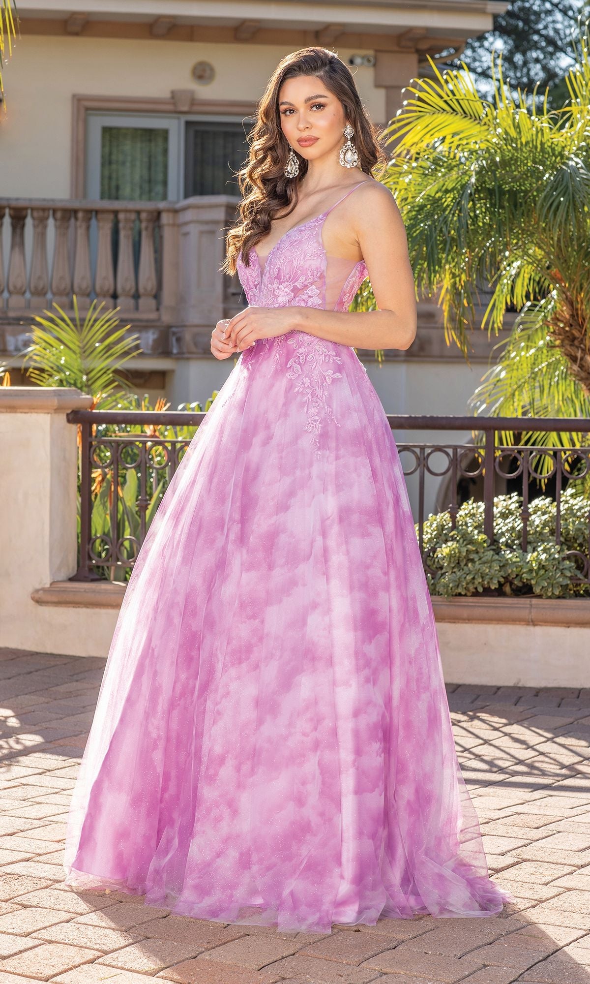 Tie dye 2025 ball gown