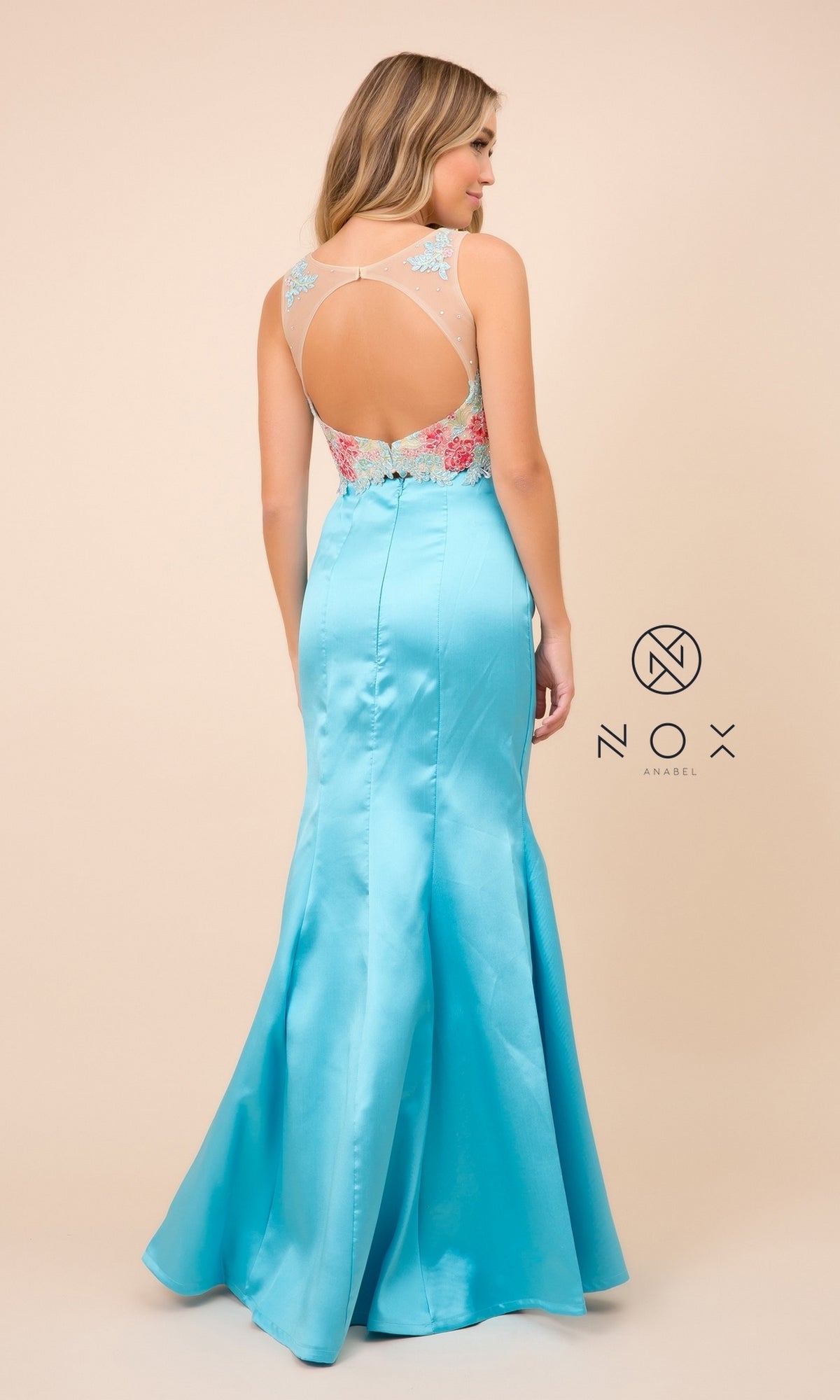 Tiffany Embroidered Top Prom Dresses