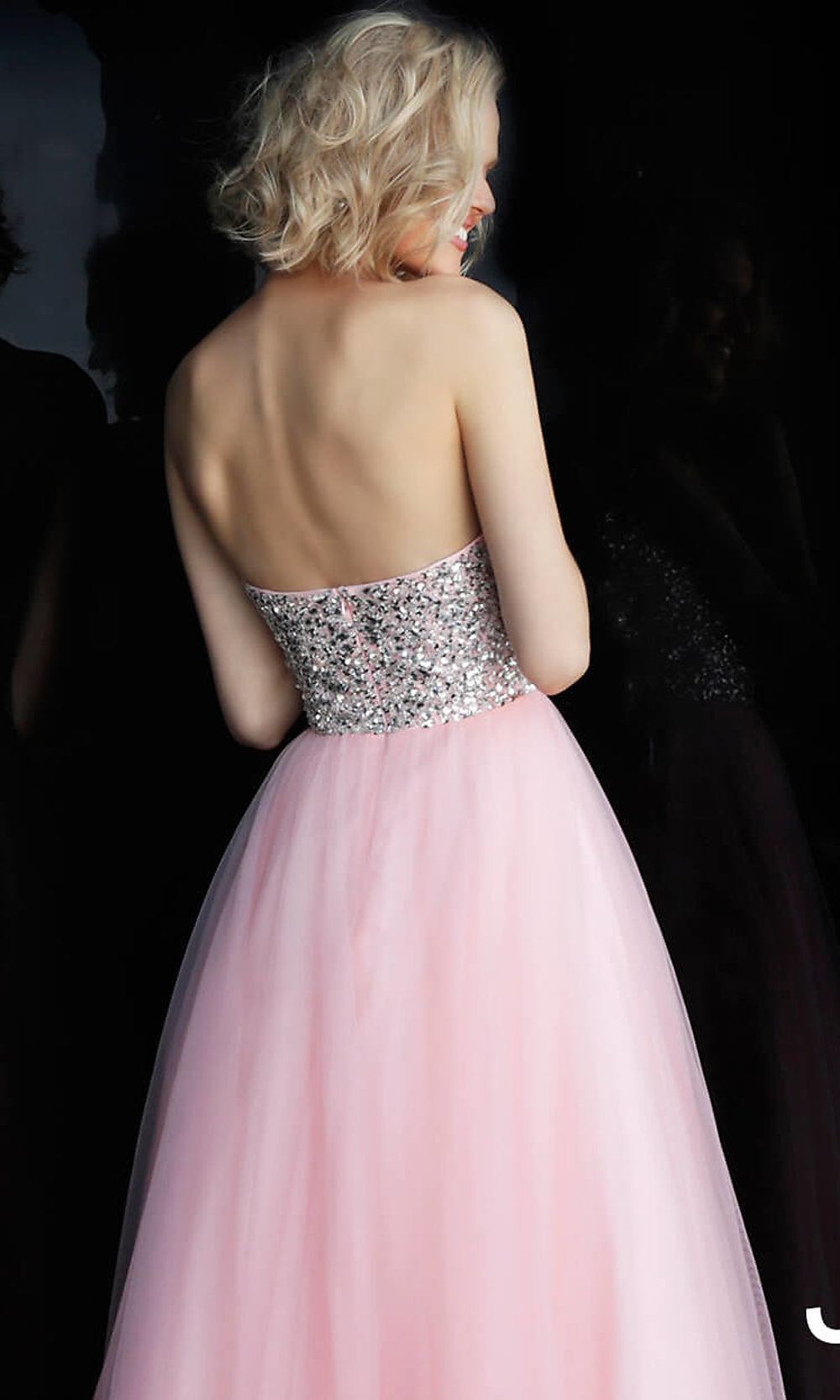 Jovani light on sale pink prom dress