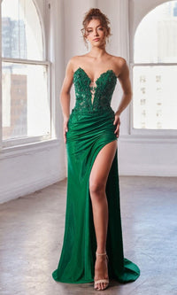 Emerald Formal Long Dress CDS465 By Ladivine