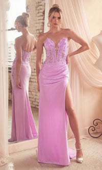 Lavender Formal Long Dress CDS465 By Ladivine