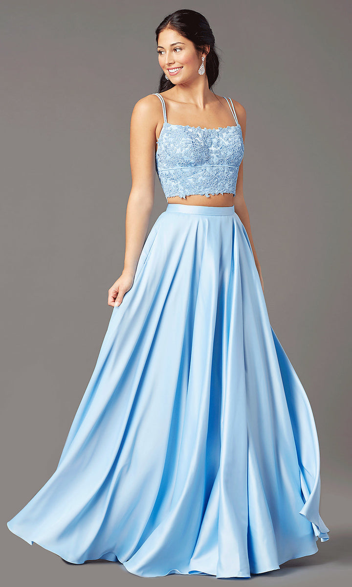 Two piece grad sales dresses