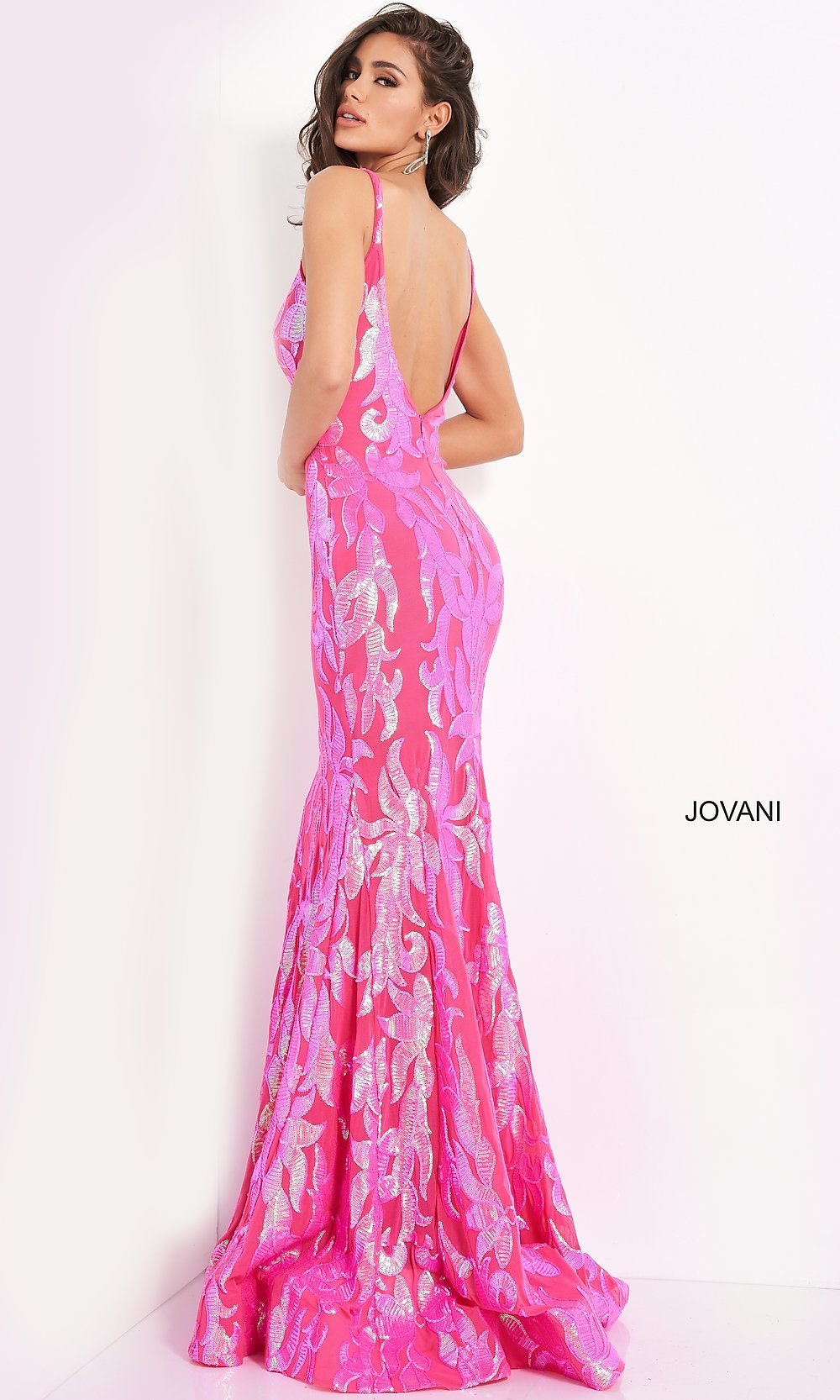 Jovani Lace Mermaid Prom Dresses