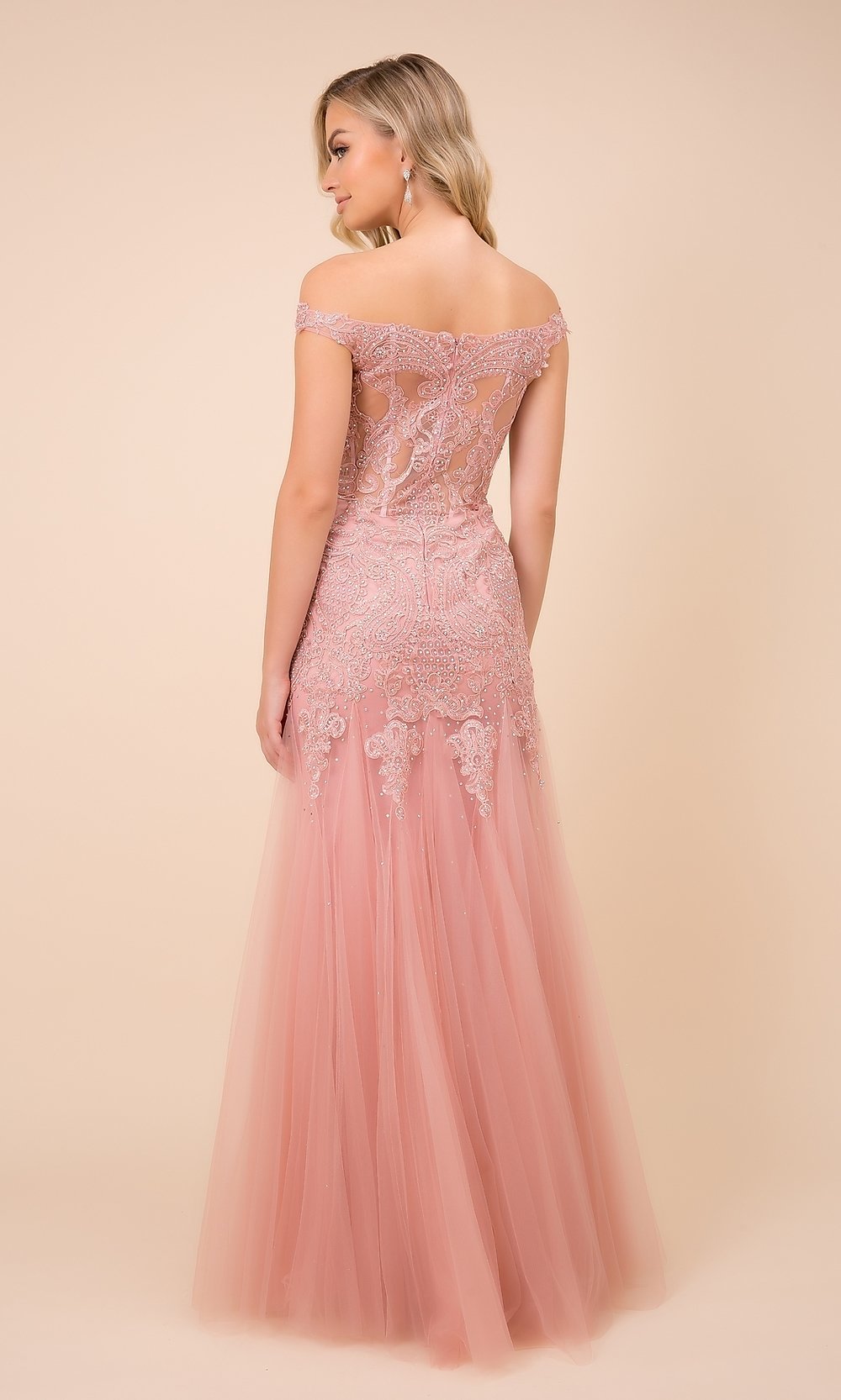 Embroidered illusion hotsell bodice gown